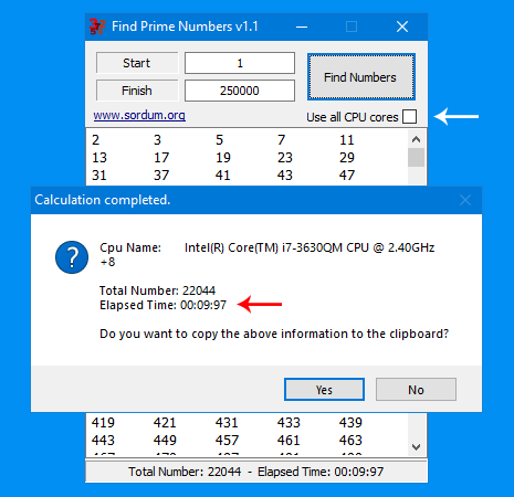 Find Prime Number main